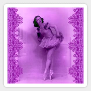 Lavender Ballet Magnet